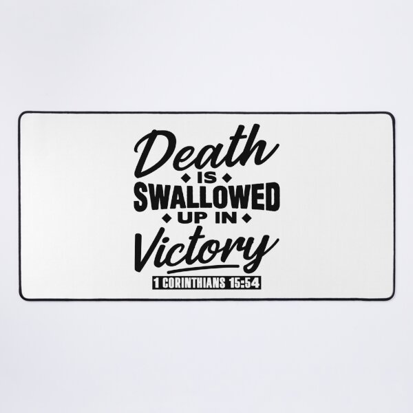 Item preview, 1 Corinthians 15:54 Death Is Swallowed Up In Victory designed and sold by plushism.