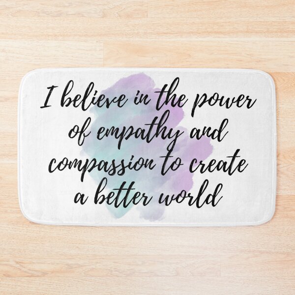 Item preview, I believe in the power of empathy and compassion to create a better world - Positive Affirmations - Weekly [ 2025 - Collection ] designed and sold by elmsstudios.