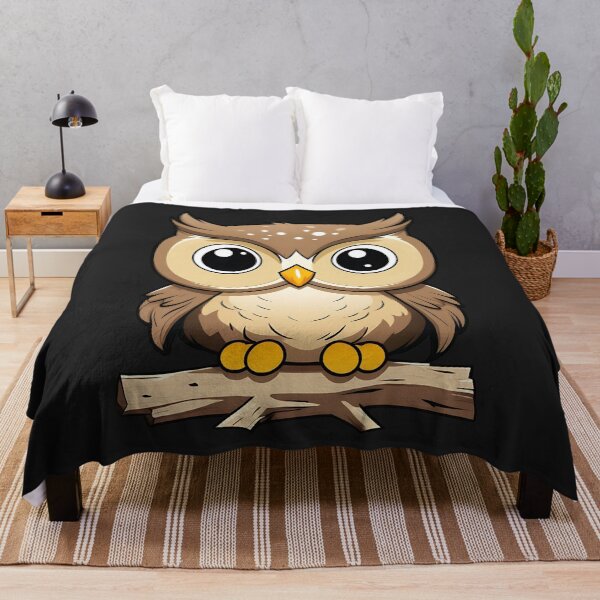 Item preview, Adorable Chibi Owl – Cute Kawaii Cartoon Design designed and sold by UniversalFlair.