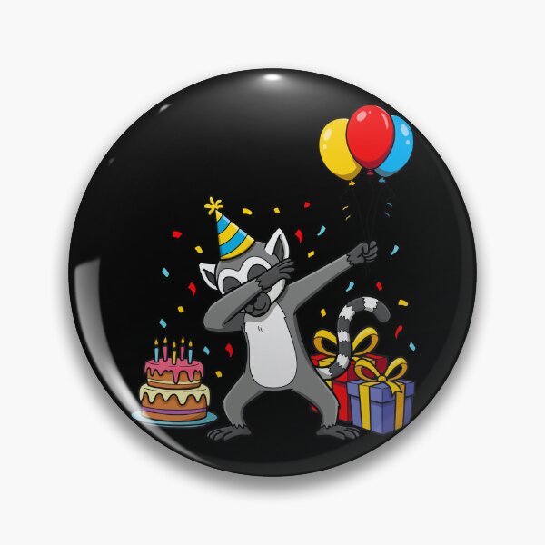 Item preview, Kids Funny Lemur Monkey Dabbing Birthday Party for Boys Girls  Toddler Party Matching Gift Birthday designed and sold by JUSTBEELEGANT.