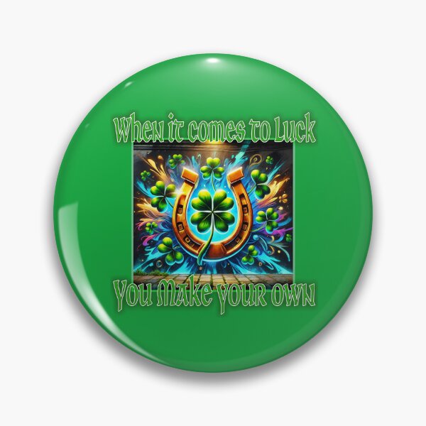 Item preview, St Patrick's Day Irish 4 Leaf Clover Shamrock Lucky Charm designed and sold by Medjed-Studios.