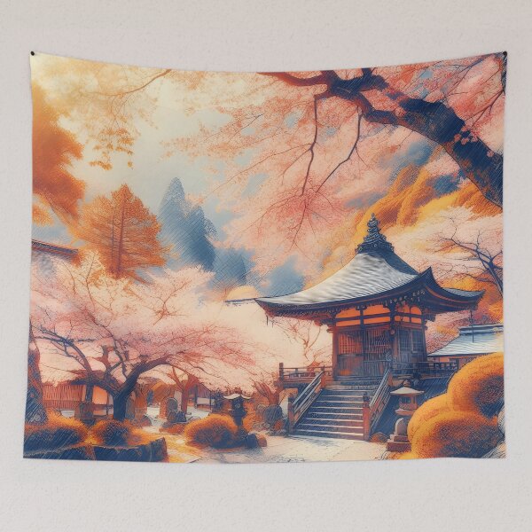 Item preview, Serenity of Sakura Blooms in Japan designed and sold by inkNext.
