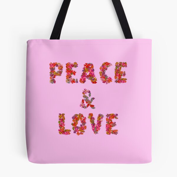 Item preview, Peace and Love in Bloom - Red designed and sold by BeJahMan.