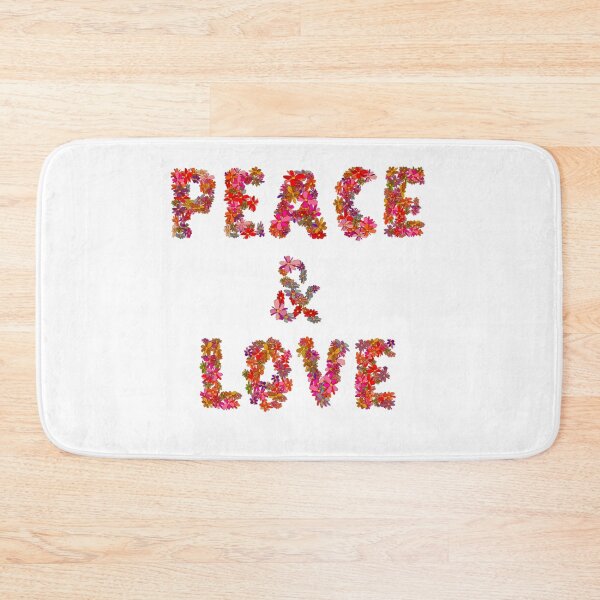 Item preview, Peace and Love in Bloom - Red designed and sold by BeJahMan.