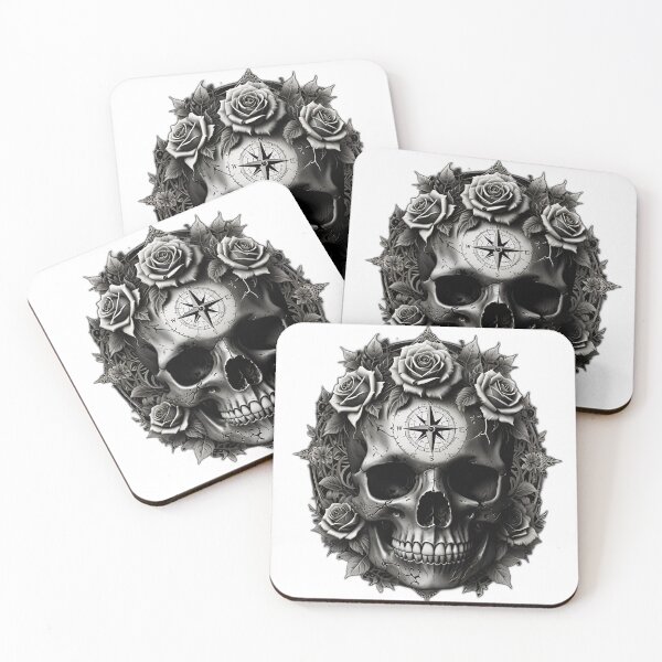 Item preview, Alchemist’s Skull Compass – Arcane Gothic Symbolism designed and sold by akhdesigns7.