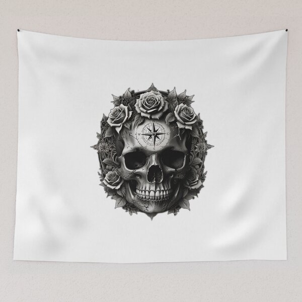 Item preview, Alchemist’s Skull Compass – Arcane Gothic Symbolism designed and sold by akhdesigns7.