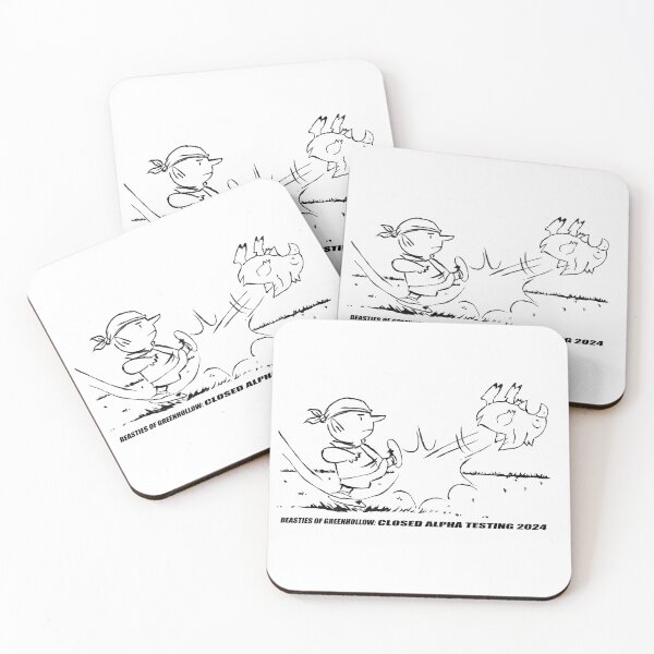Item preview, Beasties of Greenhollow Closed Alpha Charlie Brown Brush Art designed and sold by Pandomime Studio.
