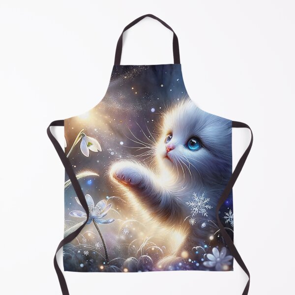 Item preview, Kitten Finds a Snowdrop designed and sold by M-Y-A-R-T-.