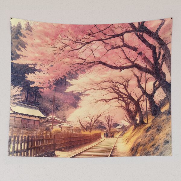 Item preview, Blossom Magic in Sakura Season designed and sold by inkNext.