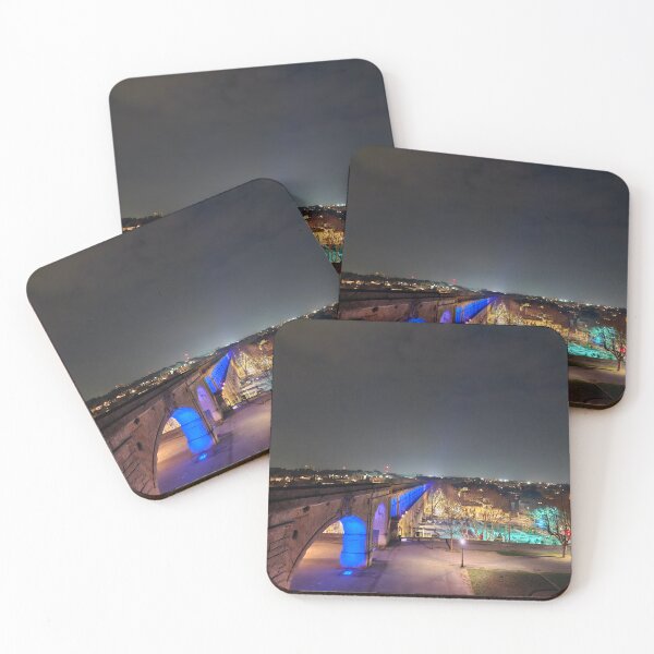 Item preview, Illuminated Aqueduct Overlooking the City at Night designed and sold by World-Shop25.