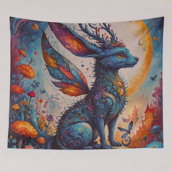 Item preview, Whimsical Jackalope  designed and sold by unlikeably mellow.