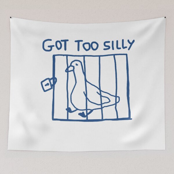 Item preview, Got Too Silly Funny Goose Pun Humor designed and sold by FantasyFablesC.