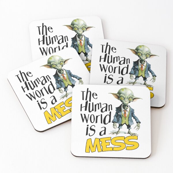 Item preview, The Human World is a MESS designed and sold by Wilcox PhotoArt.