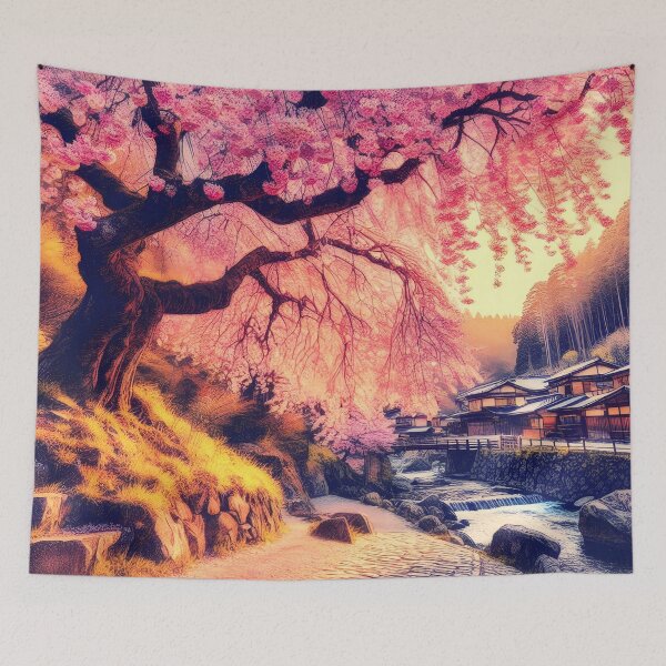 Item preview, Enchanted Sakura Blossoms in Japan designed and sold by inkNext.