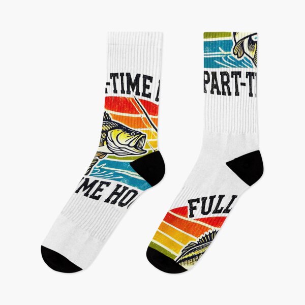Item preview, Full-Time Dad Part-Time Hooker – Funny Fishing Bass Design designed and sold by BunBuntheDog-.