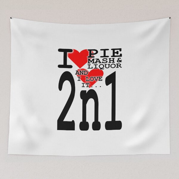Item preview, I Love Traditional London Pie Mash & Liquor V2n1c designed and sold by RetrospectUK.