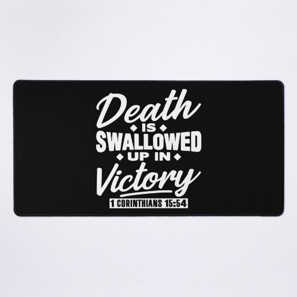 Item preview, 1 Corinthians 15:54 Death Is Swallowed Up In Victory designed and sold by plushism.