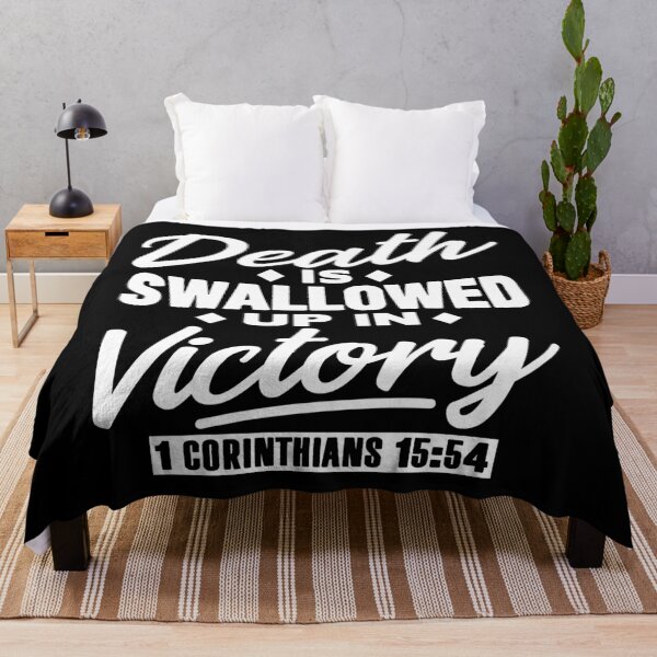 Item preview, 1 Corinthians 15:54 Death Is Swallowed Up In Victory designed and sold by plushism.