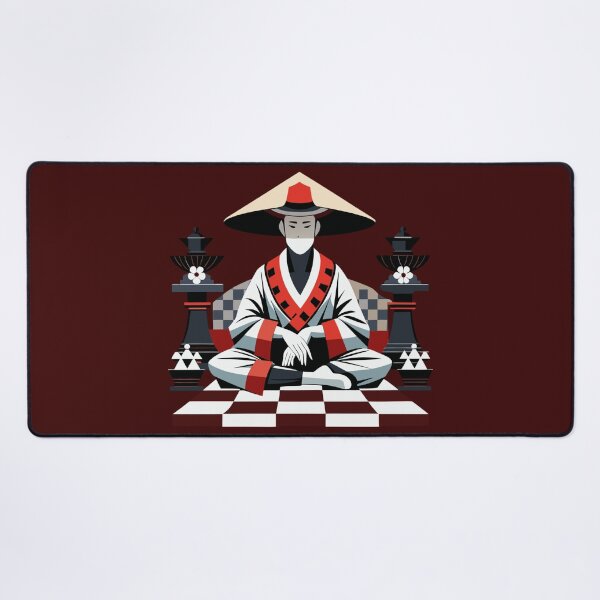 Item preview, Chess Samurai – Traditional Japanese Warrior in Kimono designed and sold by ANGOON7455.
