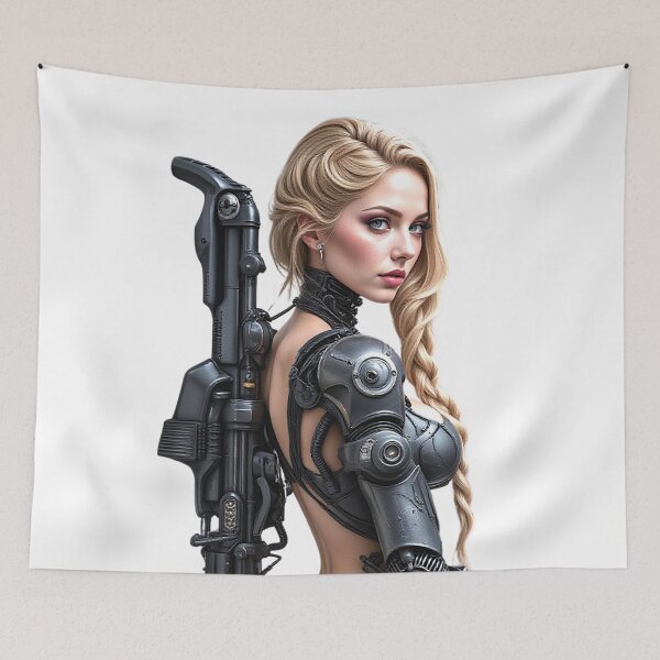 Item preview, Cybernetic Femme Fatale – The Future Warrior designed and sold by Kaladin Creations.