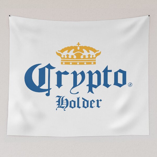Item preview, Crypto & Chill: Beer-Inspired Blockchain Design designed and sold by TRADE-STORECR.