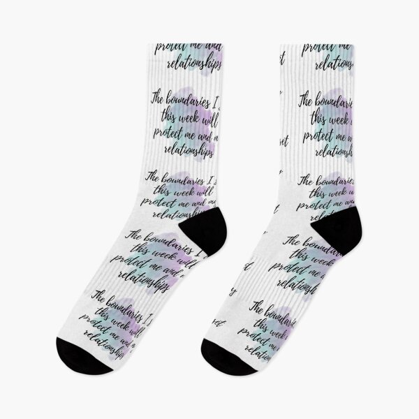 Item preview, The boundaries I set this week will protect me and my relationships - Positive Affirmations - Weekly [ 2025 - Collection ] designed and sold by elmsstudios.