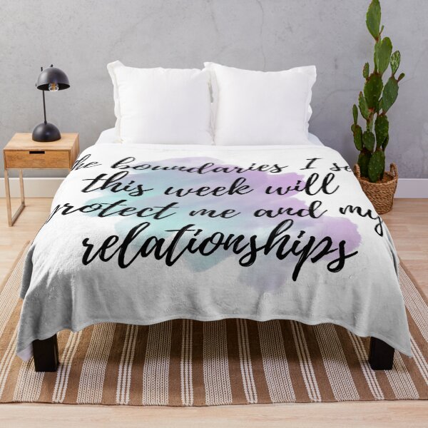 Item preview, The boundaries I set this week will protect me and my relationships - Positive Affirmations - Weekly [ 2025 - Collection ] designed and sold by elmsstudios.