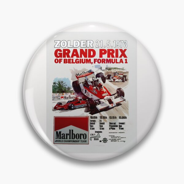 Item preview, Blast from the past art Grand Prix Belgium 1978 Zolder designed and sold by Helios Be. Lavsh.