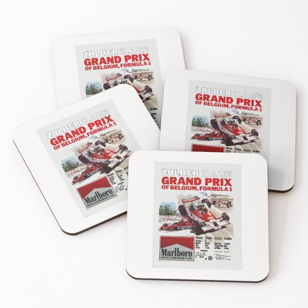 Item preview, Blast from the past art Grand Prix Belgium 1978 Zolder designed and sold by Helios Be. Lavsh.