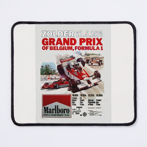 Item preview, Blast from the past art Grand Prix Belgium 1978 Zolder designed and sold by Helios Be. Lavsh.