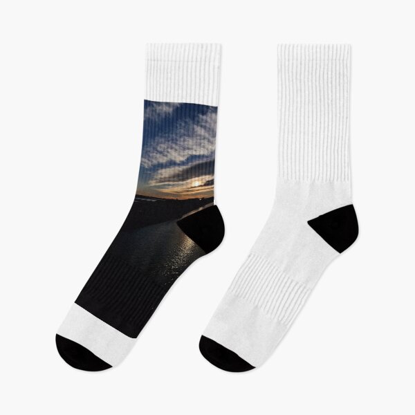 Item preview, Dark Waters – A Dramatic Sunset Over the Canal designed and sold by World-Shop25.
