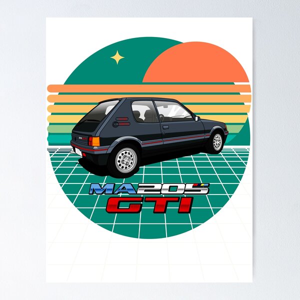 Item preview, VINTAGE CAR 205 GTI designed and sold by ATLASTRIMBO.