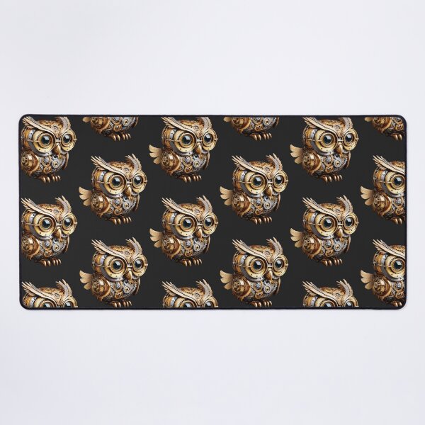 Item preview, Steampunk Owl – Intricate Mechanical Gear Design designed and sold by UniversalFlair.