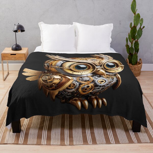 Item preview, Steampunk Owl – Intricate Mechanical Gear Design designed and sold by UniversalFlair.
