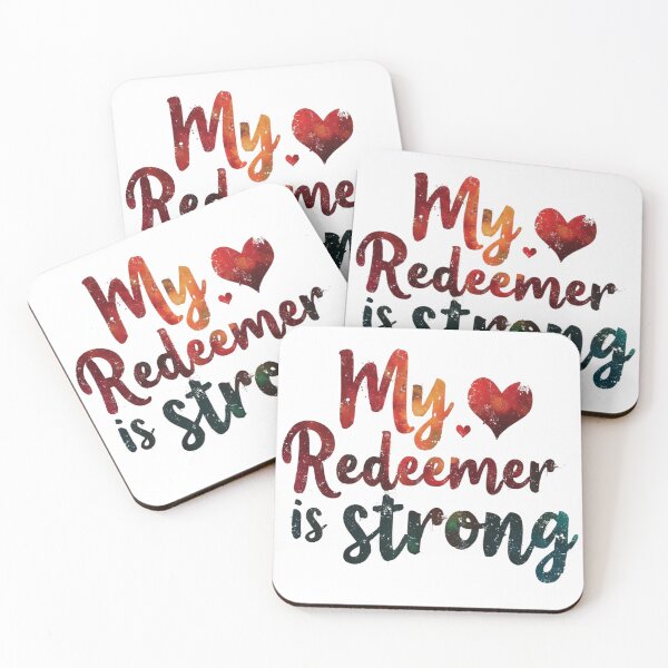 Item preview, My Redeemer is Strong, Heart Art  designed and sold by Faithloveshop.
