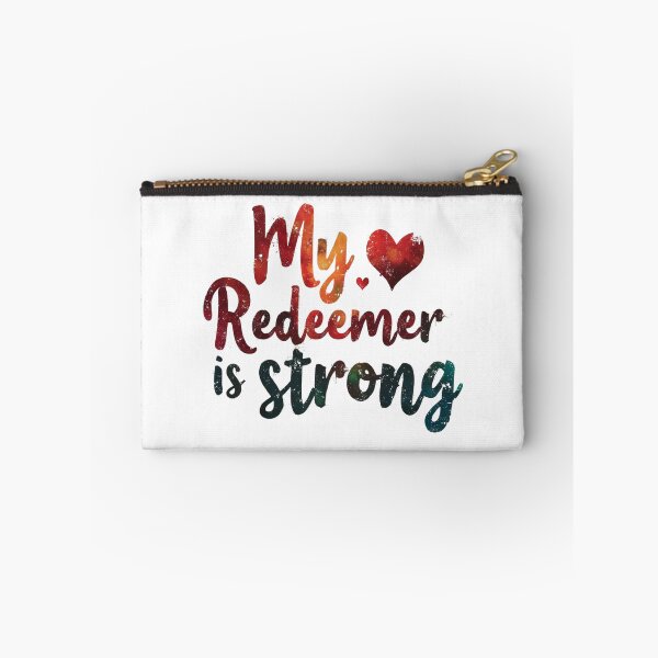 Item preview, My Redeemer is Strong, Heart Art  designed and sold by Faithloveshop.