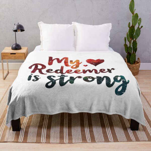Item preview, My Redeemer is Strong, Heart Art  designed and sold by Faithloveshop.