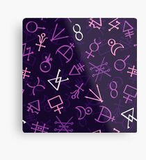 Alchemy, dark Metal Print