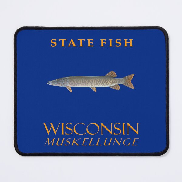 Item preview, Wisconsin Territory Fish The Muskellunge designed and sold by taiche.