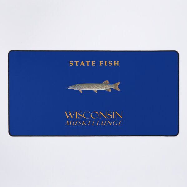Item preview, Wisconsin Territory Fish The Muskellunge designed and sold by taiche.
