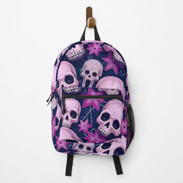 Item preview, Full pattern pink skulls designed and sold by WhereHopeBlooms.