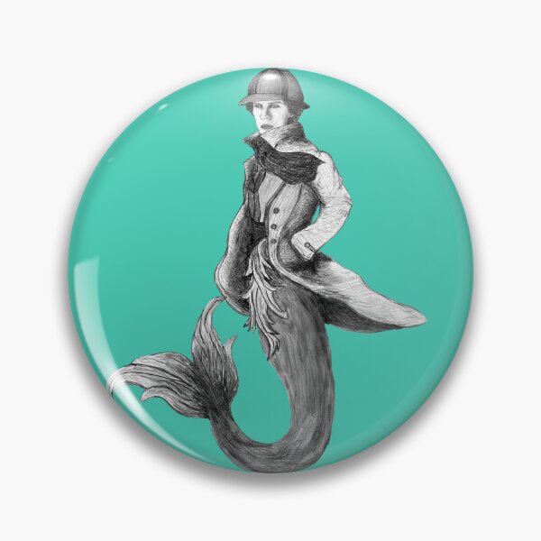 Item preview, Merlock Holmes - Sherlock the Mermaid designed and sold by Idle Handmade.