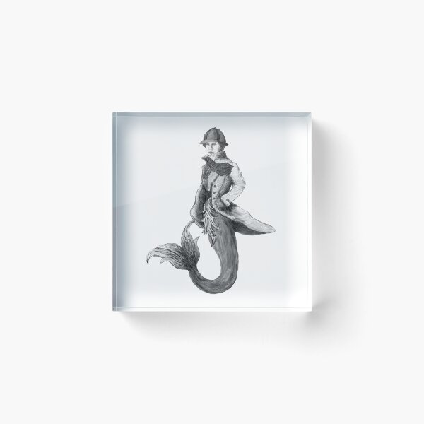 Item preview, Merlock Holmes - Sherlock the Mermaid designed and sold by Idle Handmade.
