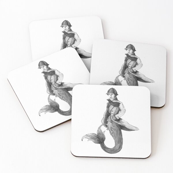 Item preview, Merlock Holmes - Sherlock the Mermaid designed and sold by Idle Handmade.