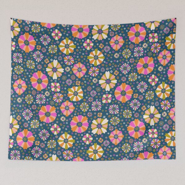 Item preview, Ditsy Spring Party Thrown Confetti Flowers - Colorful designed and sold by colorofmagic.