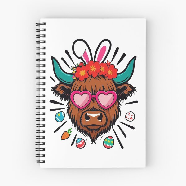 Item preview, Highland Easter Cow designed and sold by FreshArtFusion.