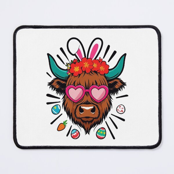 Item preview, Highland Easter Cow designed and sold by FreshArtFusion.