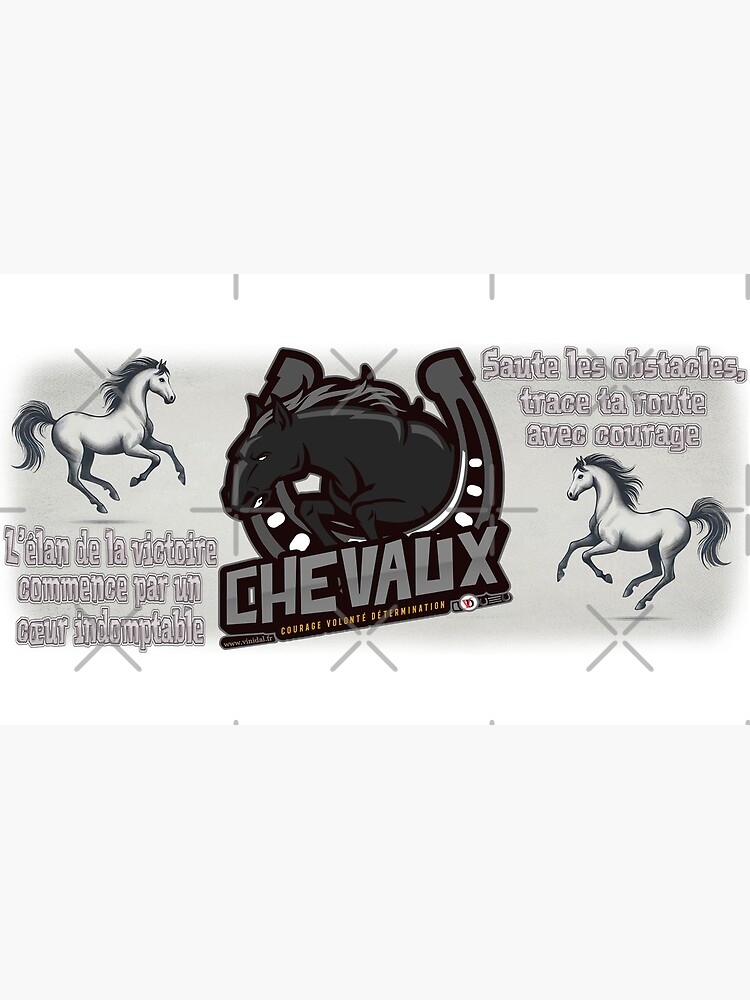 Aperçu 6 sur 6. Mug à café avec l'œuvre Chevaux. créée et vendue par Vinidal.