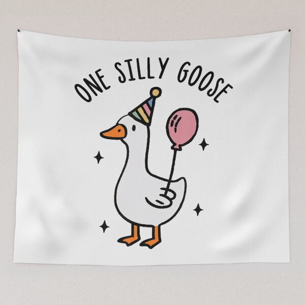 Item preview, One Silly Goose Funny 1St First Birthday designed and sold by FantasyFablesC.