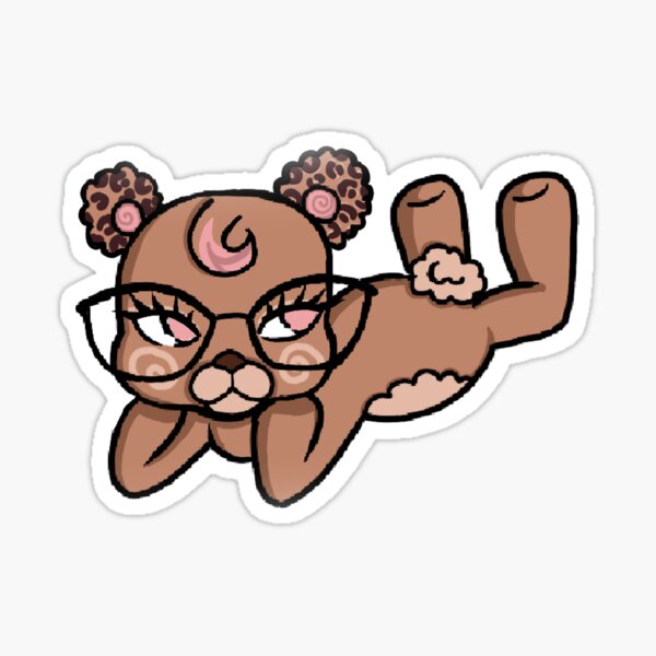 Artikel-Vorschau von Süßer Leopardenbär mit Brille, designt und verkauft von Fuchsiella.